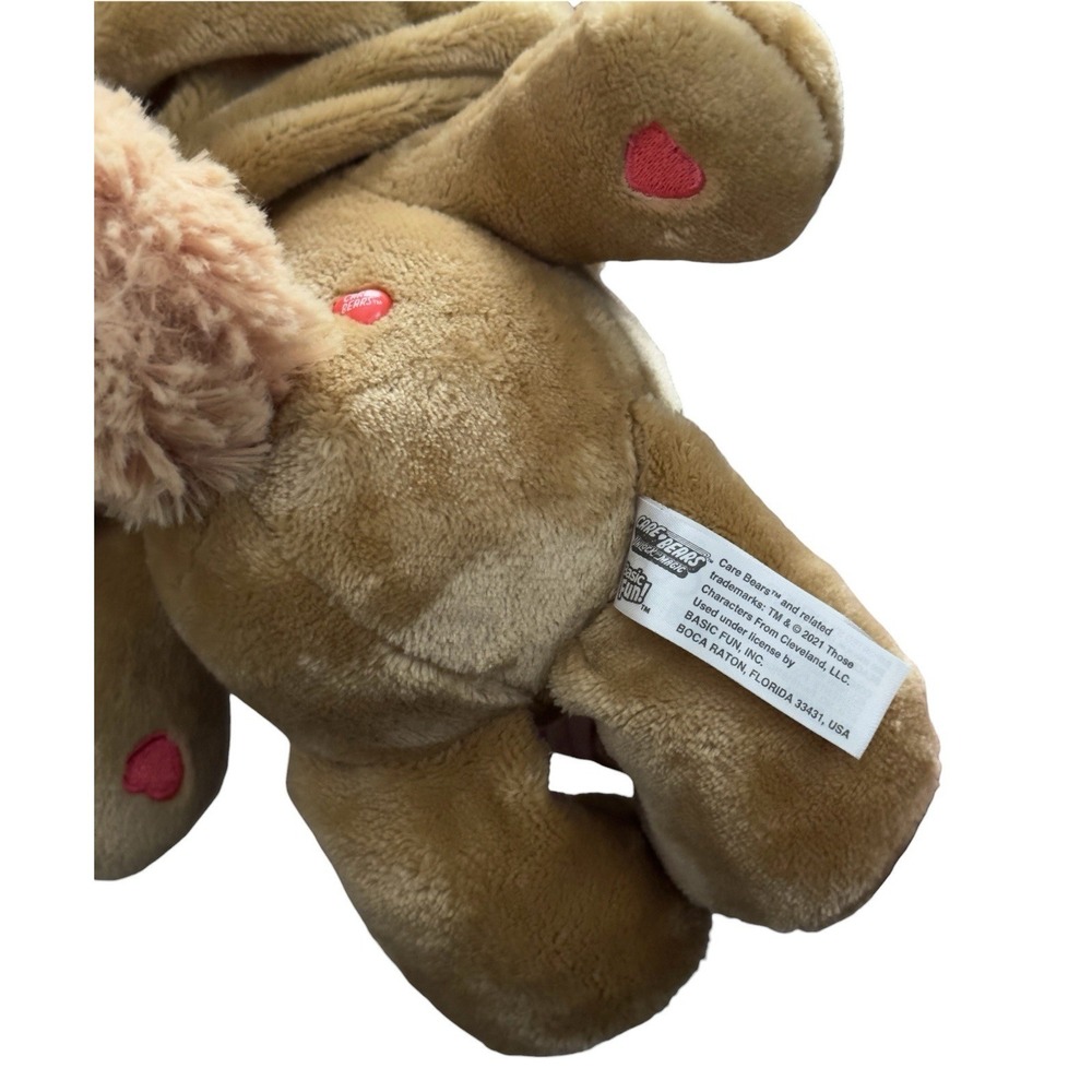Care Bear Pink Hoodie Unlock Magic Squirrel Plush 12" Stuffed Animal - Picture 3 of 7